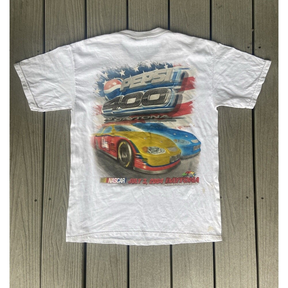 VTG Pepsi 400 Daytona NASCAR July 3 2004 T Shirt Graphic M